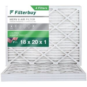 🔥 18X20X1 FILTERBUY  MERV 8 FILTER 🔥